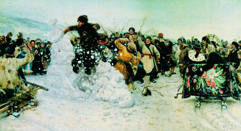 В.И. Суриков. Взятие снежного городка