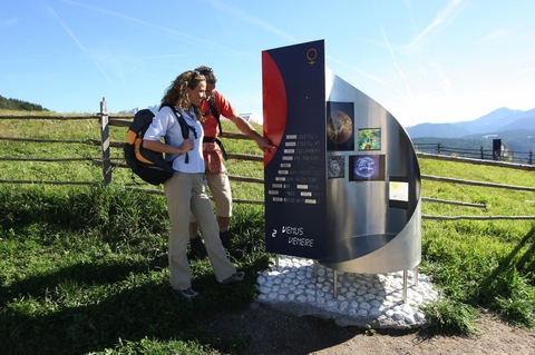 Planetenweg in Gummer (Südtirol)