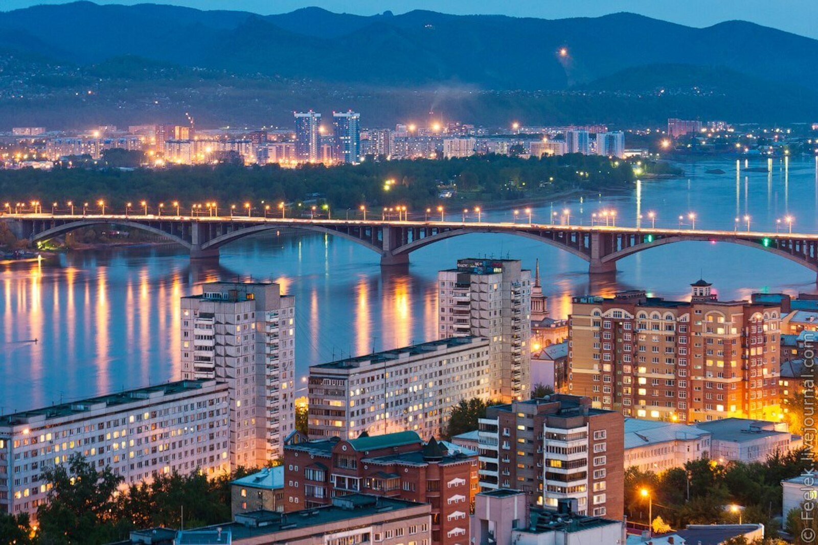 Красноярск: город на Енисее