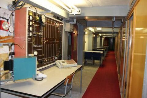 museo en el búnker de la Stasi (policia política de la ex-RDA)