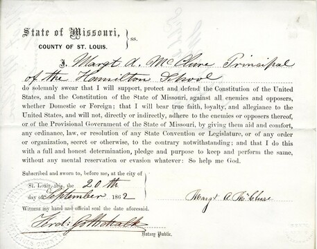 St. Louis Riverfront - Banishment of Southern Sympathizers