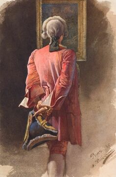 Александр Риццони. Любитель живописи. 1865