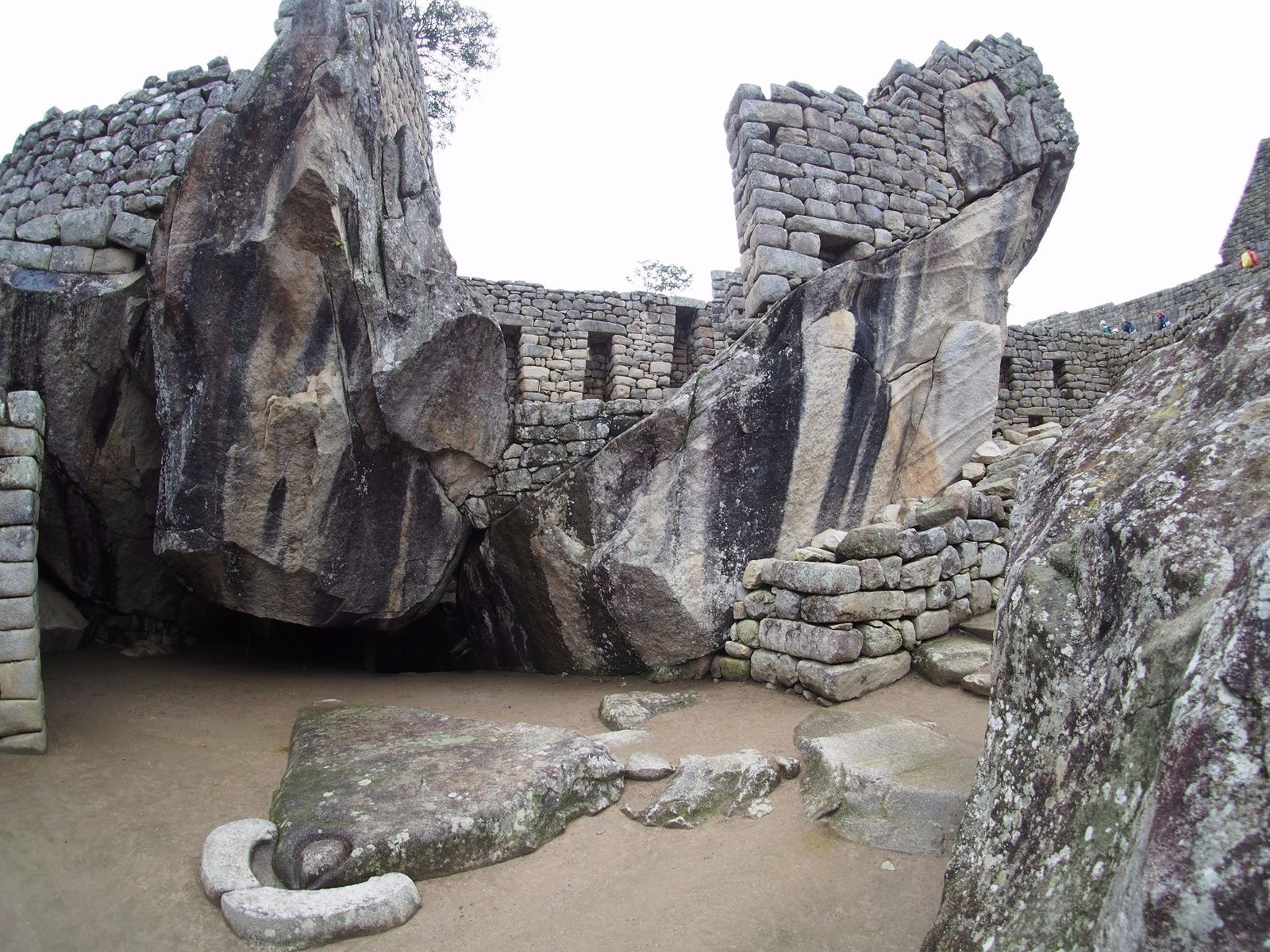 Ave esculpida (camino Inca)