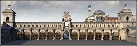 Entrance to the hippodrome.
