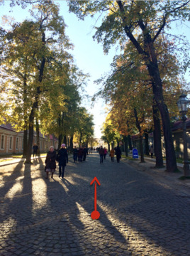 Внутри крепости