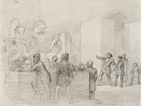 Карл Гун. Натурный класс Академии Художеств. 1857