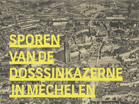 Sporen van de Dossinkazerne in Mechelen