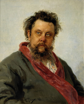Портрет М.П.Мусоргского. 1881
