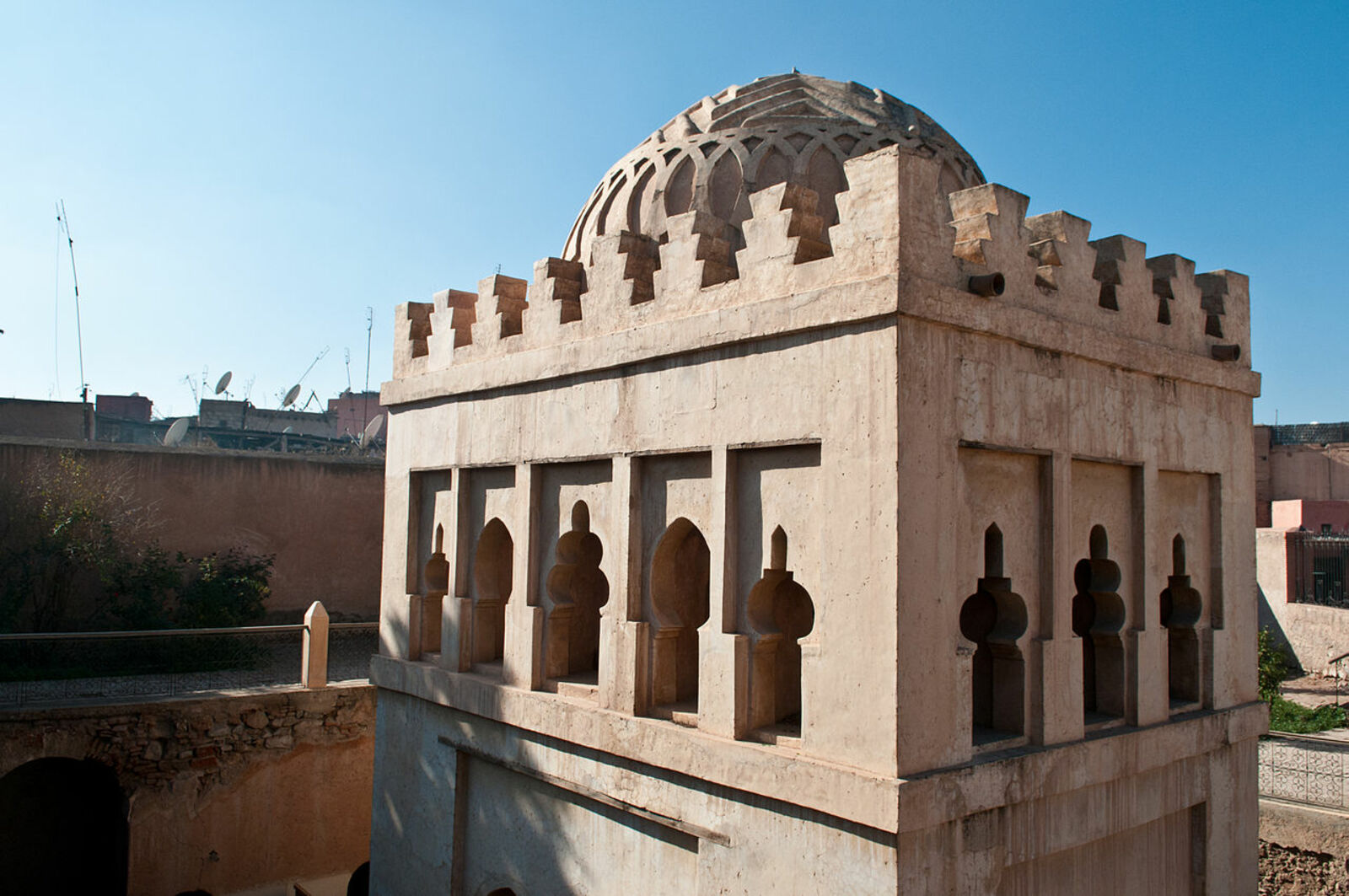"Le bâtiment la ""koubba almoravide"""