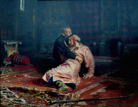Иван Грозный и сын его Иван 16 ноября 1581 года. 1885