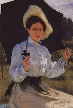 На солнце. 1900