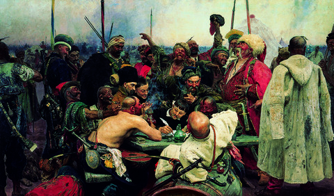 И.Е. Репин. Запорожцы пишут письмо турецкому султану