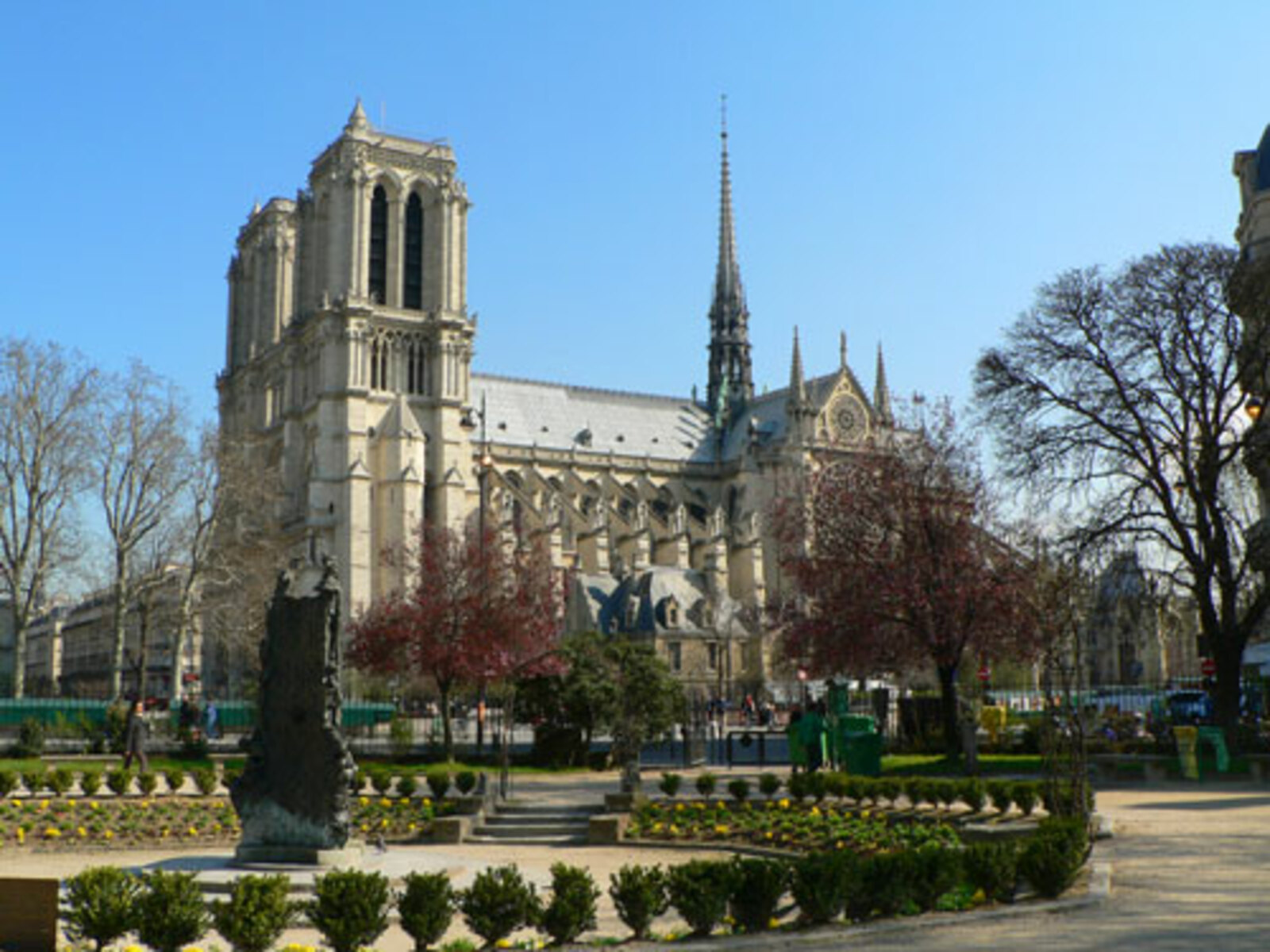 Square Viviani et rue de la Bûcherie