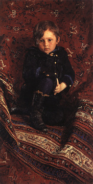 Портрет Юрия Ильича Репина в детстве.  1982