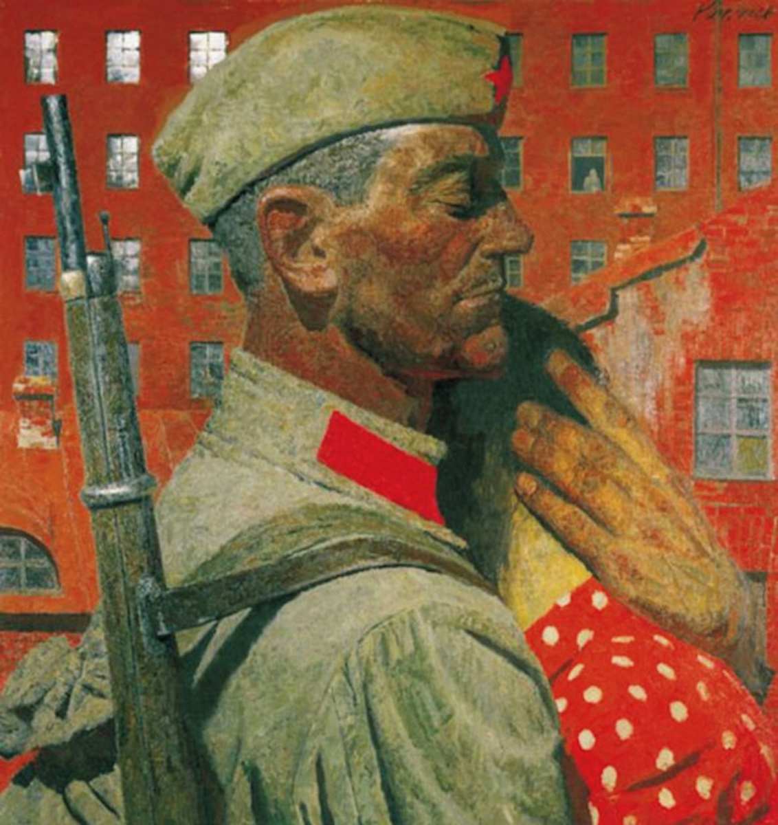 Гелий  Коржев Гелий Михайлович Коржев - Адам Алексеевич и Ева Петровна, 1998, 120×200 см:  Описание произведения | Артхив