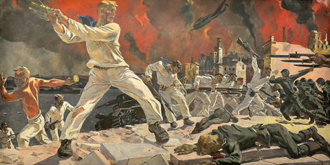 А.А. Дейнека. Оборона Севастополя