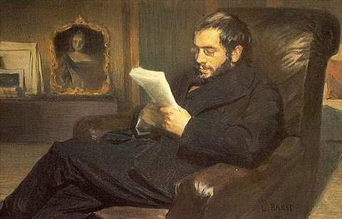 Л.С. Бакст. Портрет А.Н. Бенуа