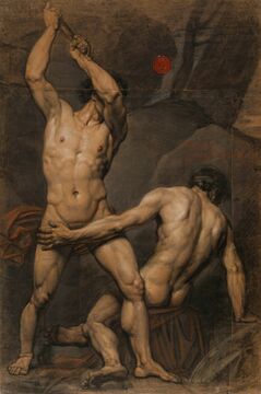 Карл Брюллов. Натурщики. 1817