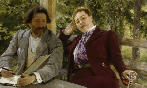 Автопортрет с Н.Б.Нордман. 1903