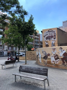 Mural de la antigua Gasolinera.