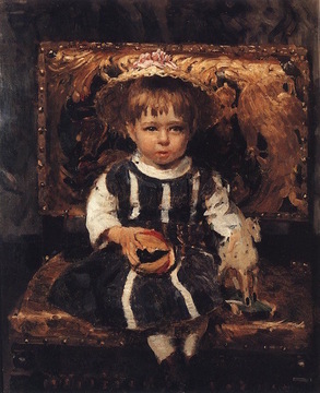 Портрет В.И.Репиной в детстве. 1874
