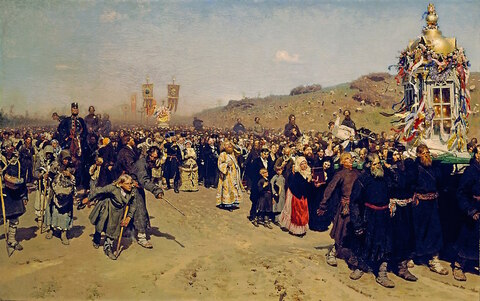 Крестный ход в Курской губернии. 1881–1883