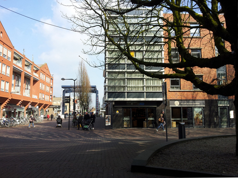 Eindpunt etappe 5 Alphen aan den Rijn centrum