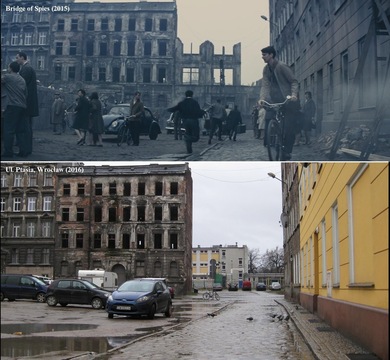 Filmowe podwórko na ulicy Ptasiej