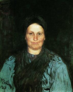 Портрет Т.С.Репиной. 1867