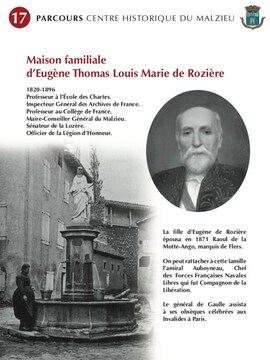Maison familiale d' Eugéne Louis Marie de Roziére