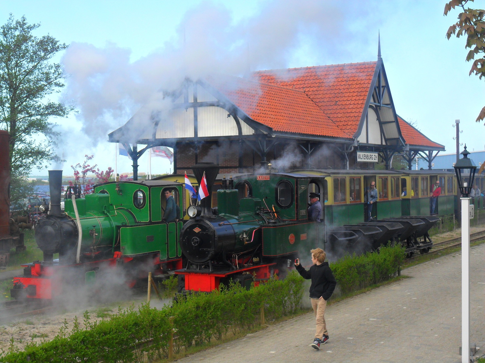 Stoomtrein Katwijk Leiden