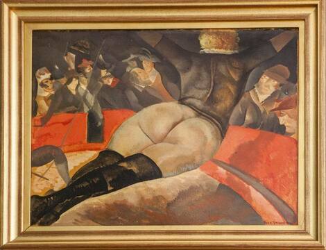 Б. Григорьев. «В цирке». 1916