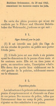 De nouvelles mesures antisémites